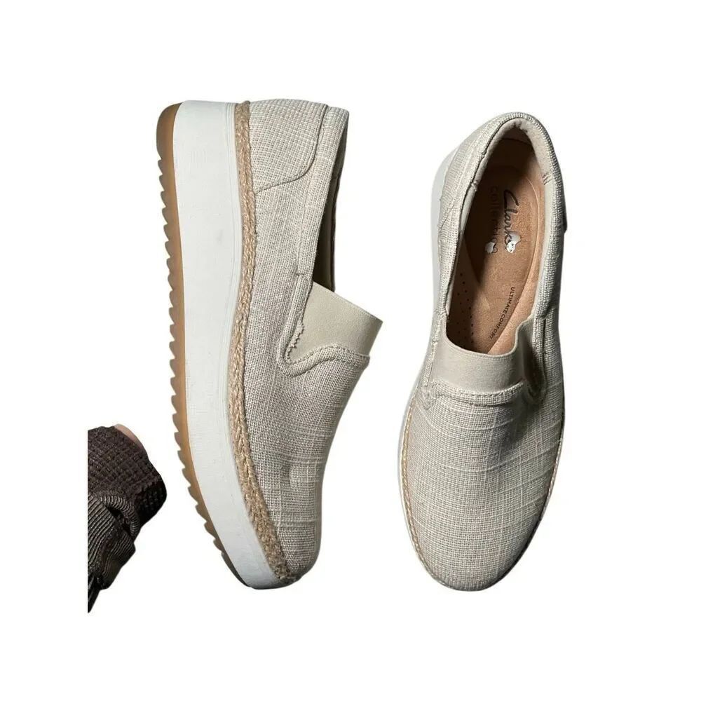 Clarks | Canvas Slip-Ons